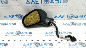 Зеркало боковое левое в сборе Ford Fusion mk5 13-20 14 пинов, BSM, поворотник, подогрев, подсветка, графит