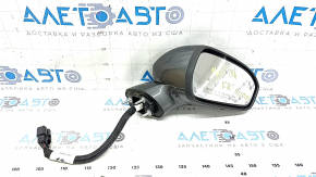 Ansamblu oglindă retrovizoare dreapta pentru Ford Fusion mk5 17-20, 12 pini, BSM, semnalizare, încălzită, iluminare spate, grafit