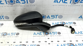Зеркало боковое правое в сборе Ford Fusion mk5 17-20 12 пинов, BSM, поворотник, подогрев, подсветка, графит