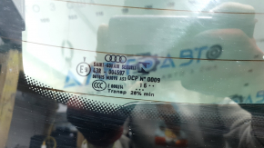 Дверь багажника голая со стеклом Audi Q5 80A 18-20 черный LY9T, царапины на стекле