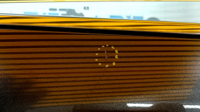 Ansamblu ușă spate dreapta Ford Fusion mk5 17-20 graphite J7, 2 mulaje cromate, mâner cromat, denivelări, zgârieturi pe ornament