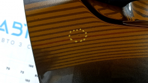 Ansamblu ușă spate dreapta Ford Fusion mk5 17-20 graphite J7, 2 mulaje cromate, mâner cromat, denivelări, zgârieturi pe ornament