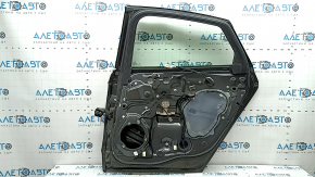 Ansamblu ușă spate dreapta Ford Fusion mk5 17-20 graphite J7, 2 mulaje cromate, mâner cromat, denivelări, zgârieturi pe ornament