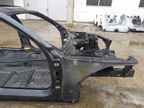 Четверть передняя правая BMW 7 G11 G12 16-22 на кузове, черная, тычки на пороге