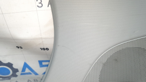 Ornament montant spate în spatele geamului stânga, Audi Q5 80A 18-24, gri, sub difuzor, zgârieturi, necesită curățare