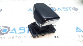 Ручка КПП Audi Q5 80A 18-20 кожа черная, 2 части, потерта