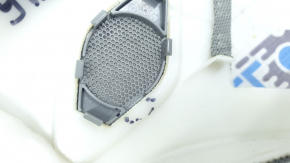 Ornament montan dreapta față pentru Audi Q5 80A 18-24, gri, sub tweetere, necesită curățare, suport defect, crăpătură în suport