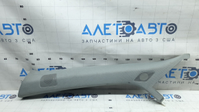 Ornament montan stânga față pentru Audi Q5 80A 18-24, gri, sub tweetere, necesită curățare, crăpătură în suport