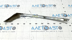 Молдинг переднего бампера левый Ford Fusion mk5 19-20 хром, песок, надломано крепление