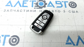 Ключ smart Ford Fusion mk5 17-20 5 кнопок, под автозапуск, тычки, полез хром