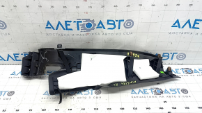 Накладка задней стойки нижняя левая Ford Fusion mk5 17-20 черная, царапины