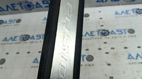 Prag ușă stânga față pentru Ford Fusion mk5 17-20, negru cu inserție cromată, zgârieturi