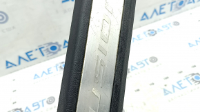Prag ușă dreapta față pentru Ford Fusion mk5 17-20, negru cu inserție cromată, zgârieturi