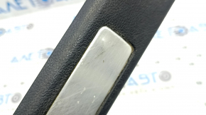 Prag ușă stânga față pentru Ford Fusion mk5 17-20, negru cu inserție cromată, zgârieturi