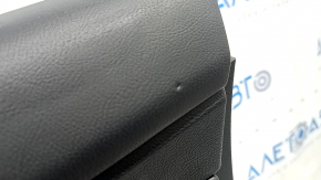 Ornamente ușă, față dreapta, Ford Fusion mk5 17-20 titan, negru cu inserție din piele neagră, cotieră din piele, ornament din grafit, cu ornament mecanism geam, zgârieturi