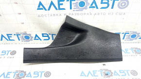 Накладка порога задняя левая Ford Fusion mk5 17-20 черная, царапины