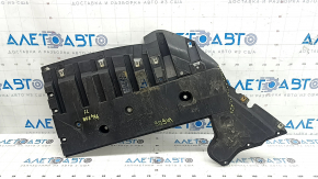 Защита переднего бампера левая Ford Fusion mk5 17-20 трещина