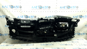 Торпедо передняя панель с AIRBAG Audi Q5 80A 18-19 черная, царапина