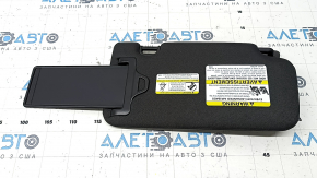 Козырек левый Subaru Forester 25-26 без крючка, черный с подсветкой