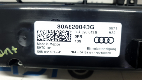 Управление климат-контролем Audi Q5 80A 18-24 под подогрев сидений, надломаны крепления