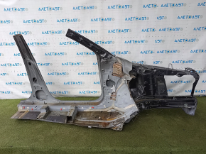 Четверть передняя левая Mazda CX-9 16-23 с ресничкой, отпилена, с центральной стойкой, черная