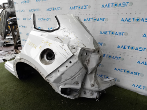 Четверть крыло задняя левая Mazda CX-9 16-23 белая, отпилена, примята, тычки