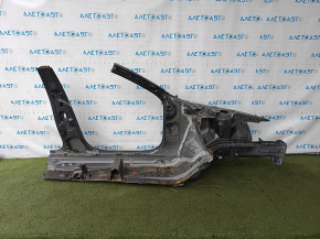Четверть передняя левая Mazda 3 19-26 графит, отпилена, с центральной стойкой