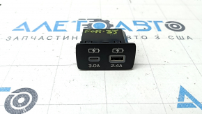 Порт зарядки центральной консоли задний Subaru Forester 25-26 USB-C, USB-A