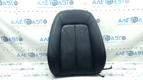 Tapițerie spătar scaun șofer Audi Q5 80A 18-20, piele neagră, standard, încălzit