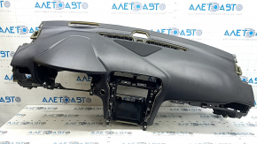 Торпедо передняя панель с AIRBAG Ford Fusion mk5 17-20 черная под start-stop, динамик и проекцию, царапины