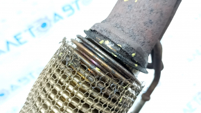 Galerie de evacuare cu convertor catalitic pentru Ford Fusion mk5 17-20 hibrid cu protecție, plasă ruginită și ruptă