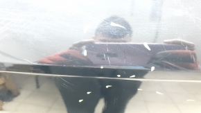 Bara spate nefinisată, partea superioară, Audi Q5 80A 18-20, pentru senzori de parcare, albastră, zgârieturi, suport rupt
