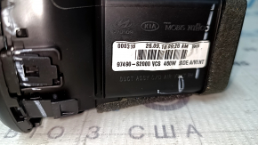 Дефлектор воздуховода правый Hyundai Santa FE 19-23 черный с хром
