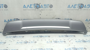 Накладка губы переднего бампера Audi Q5 80A 18-20 серая, песок