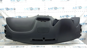 Торпедо передняя панель без AIRBAG Hyundai Santa FE 19-20 черная кожа, потерта