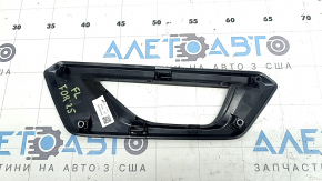 Накладка обшивки двери карточки передняя левая Subaru Forester 25-26 черный глянец