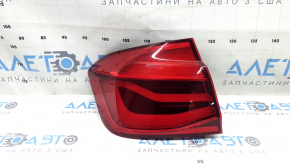 Фонарь внешний крыло левый BMW 3 F30 16-18 светлый, потерт