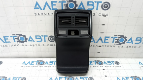 Накладка центральной консоли задняя Subaru Forester 25-26 с дефлектором, черная