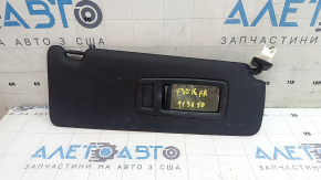 Козырек правый BMW 3 F30 4d 15-18 черный, без крючка, треснуто крепление