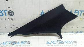 Ornament montant spate stânga pentru BMW 3 F30 12-18, negru, zgârieturi