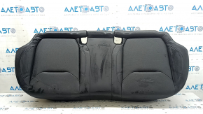Подушка заднего ряда сидений 2 ряд Subaru Forester 25-26 кожа черная, перфорация, синяя строчка, подогрев, замята, под чистку