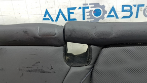 Подушка заднего ряда сидений 2 ряд Subaru Forester 25-26 кожа черная, перфорация, синяя строчка, подогрев, замята, под чистку