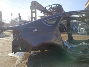 Четверть крыло задняя правая Ford Fusion mk5 13-20 графит, на кузове, тычки, трещина, ржавая