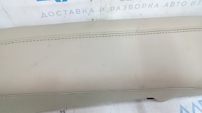 Накладка боковая задних сидений левая Hyundai Sonata 15-17 кожа бежевая, под чистку
