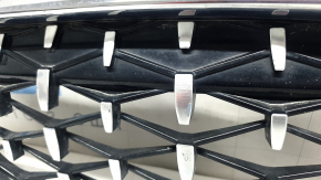 Решетка радиатора grill в сборе 2шт BMW 3 F30 4d 12-18 хром, вставки Diamond, сколы