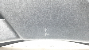 Panou decorativ ușă, spate dreapta Ford Explorer 20-20, piele neagră, fără cortină, XLT, cotieră și inserție, piele neagră cu cusături albe, cu mâner, zgârieturi