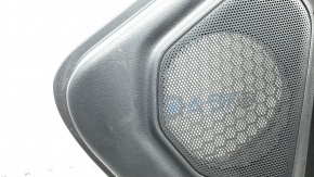 Panou decorativ ușă, spate dreapta Ford Explorer 20-20, piele neagră, fără cortină, XLT, cotieră și inserție, piele neagră cu cusături albe, cu mâner, zgârieturi