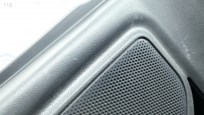 Panou decorativ ușă, spate dreapta Ford Explorer 20-20, piele neagră, fără cortină, XLT, cotieră și inserție, piele neagră cu cusături albe, cu mâner, zgârieturi
