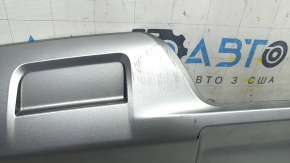 Накладка заднего бампера нижняя Ford Explorer 20-21 серая под 2 трубы, XLT, царапины