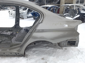 Четверть крыло задняя левая BMW 3 F30 4d 12-18 на кузове, серебро, тычки